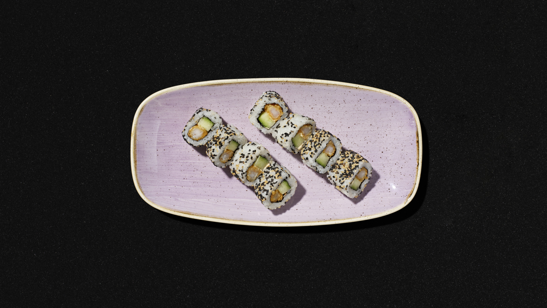 Spicy ebi fry Hanko Aasian Spicy ebi fry, Sushi, Uramaki