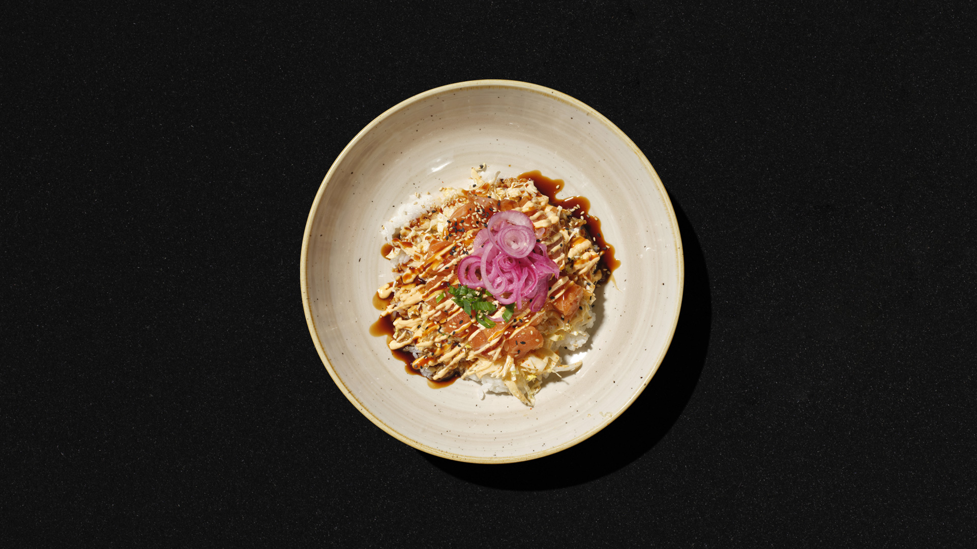 Spicy poke bowl lohi Hanko Aasian Spicy poke bowl lohi